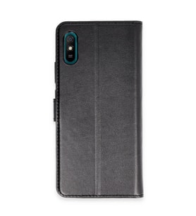 Xiaomi Redmi 9A Kılıf Trend S Plus Kapaklı Kılıf - Siyah