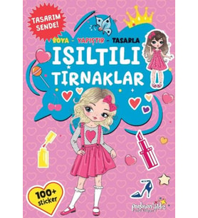 Işıltılı Tırnaklar Boya-Yapıştır-Tasarla