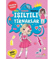 Işıltılı Tırnaklar Boya-Yapıştır-Tasarla
