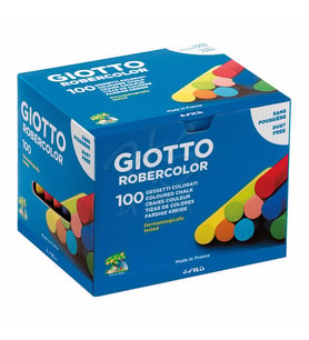 Giotto Robercolor Tozsuz Tebeşir Karışık Renkli 100lü Paket – 539000