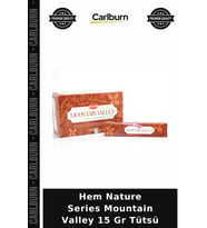 Özel Üretim Doğal Aromatik Rahatlatıcı Ev Dekor Koku Hem Nature Serıes Mountaın Valley 15 Gr Tütsü