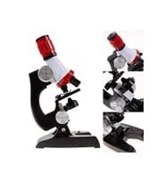 Reidan Mini Çocuk Mikroskop Ve Teleskop Seti Eğitici Mikroskop Kiti Zoom Led Işıklı 100-1200x