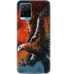 Vivo Y11S Y21S Y20 Y20S Y70 Kılıf Desemli Silikon Kartal Uçarken 1718