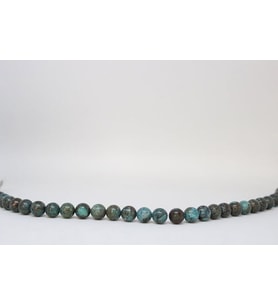 Krizokol Taşı YARIM Dizi 10mm (Boyalıdır) (18cm uzunluğundadır)