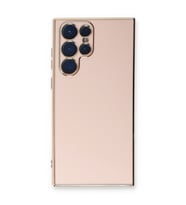 Galaxy S22 Kılıf Volet Silikon - Pembe