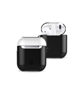 Newface Apple Airpods 2 (2.nesil) 3in1 Kılıf - Siyah-Beyaz