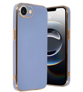 iPhone 16E Kılıf Volet Silikon - Mavi