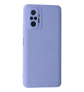 Newface Xiaomi Redmi Note 10 Pro Kılıf Nano içi Kadife Silikon - Lila