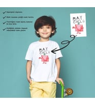 Çocuklarınızın Çizdiği Resimler Baskılı Beyaz Çocuk Tişört Kids Tshirt