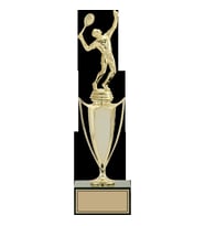 ODAK KUPA - Figürlü Kupalar - Tenis Erkek Figürlü Kupalar FG-039 B - 34 cm