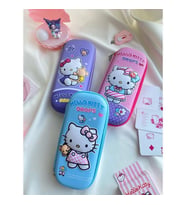 Hello Kitty kabartmalı 3 boyutlu kalemlik kalem kutusu