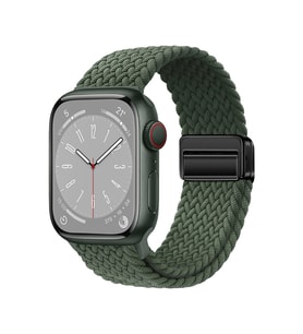 Apple Watch 10 42mm Uyumlu Zore KRD-134 Örgü Tasarımlı Hasır Kordon Strap Kayış