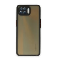 Reno 4 Lite Kılıf Montreal Kapak - Siyah