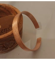 El Yapımı Saf Bakır Bileklik - Minimalist, Unisex, Doğal ve Şık