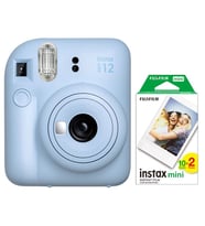 Instax mini 12 Mavi Fotoğraf Makinesi ve 20'li mini Film