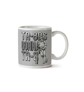 TR 8RS Gonna TR 8 Finn FN-2187 Star Wars The Force Awakens İki Tarafı Baskılı Kupa Bardak
