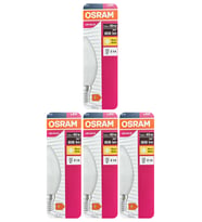 (4 Adet) Ledvance 7,5W Sarı Işık (2700K) E14 Duylu (İnce Duy) Led Ampul