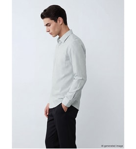 LCW BUSINESS Yeşil Ekose Desenli Regular Fit Erkek Gömlek