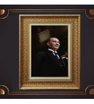ÖZEL SERİ ALTIN VARAKLI ATATÜRK TABLO S1032