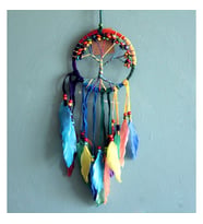 Rüya Kapanı Dream Catcher Hayat Ağacı Model 4 (Çok Renkli)
