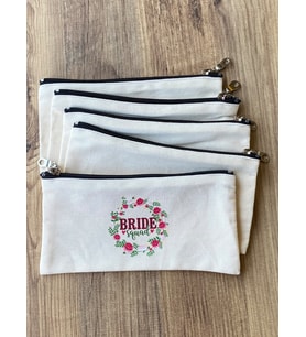 "Bride Squad" Nedime Çantası, Kına Hediyesi, Düğün Hediyesi (5 adet)