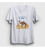 Presmono Unisex Beyaz Mirage Band Camel T-Shirt 352400tt