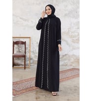 Lara Büyük Beden Abiye - Siyah