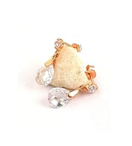 Swarovski Taşlı Minimal Gümüş Sallantılı küpe