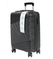 Metropolitan SDR 102 PP Valiz - Kabin Boy Siyah