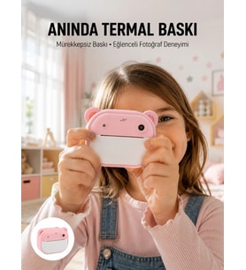 Termal Baskılı Hd Şipşak Kamera 24mp Çift Lensli 32gb Hafızalı