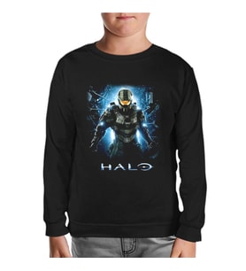 Halo - Guardians Siyah Çocuk Sweatshirt