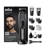Braun Series 7 MGK7491 17’si 1 Arada Erkek Bakım Kiti Siyah Renkli Kablosuz Şekillendirme Seti