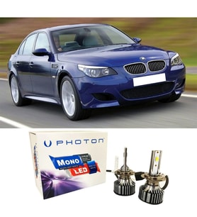 Bmw E60 Led Xenon Uzun Far Ampulü H7 Mono Yeni Seri Beyaz