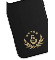 x Dekomus Lisanslı Galatasaray Iphone 17 Promax 5 Yıldız Gold Arma Deri Magsafe Telefon Kılıfı "Dekomus Cep Defteri Hediyeli"