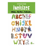 İngilizce Alfabe - Harfler - Kelimeler - Etkinlik Kitabı