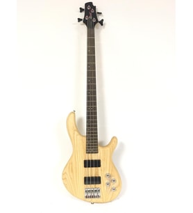 Cort AB4DLX AS OPN Action Serisi Deluxe Dişbudak Gövde Bas Gitar (Orta Seviye)  Aktif Elektronik Devre, Dişbudak (Ash) Kasa ve Open Pore Mat Kaplama