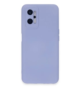 Realme 9i 4G Kılıf Nano içi Kadife Silikon - Lila