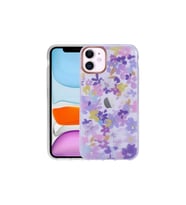 Apple iPhone 11 Uyumlu Kılıf Desenli Simli Sert Zore İnka Kapak (Model 4)