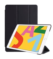 Apple iPad 10.2 2021 (9.Nesil) Kılıf Smart Cover Standlı Kapaklı (Siyah)