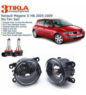 Renault Megane II HB 2007 Sis Farı Set Oem: 8200074008
