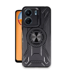 Xiaomi Redmi 13c Kılıf Lincoln Silikon - Siyah