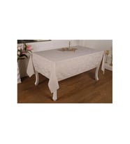 Ipek Lüx Jakar Polycotton Kumaş Taş Masa Örtüsü 160x220 Cm - 1076 (Çok Renkli)