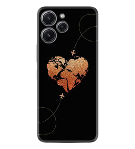 Xiaomi Redmi 12 128 GB 4 GB Ram Kılıf Silikon Desen Özel Seri Plane Heart 1721