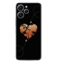 Xiaomi Redmi 12 128 GB 4 GB Ram Kılıf Silikon Desen Özel Seri Plane Heart 1721