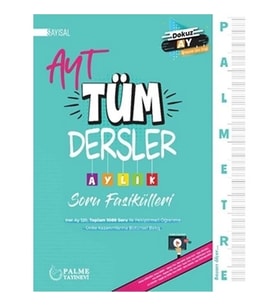 Palme Yayıncılık YKS AYT Tüm Dersler Aylık Soru Fasikülleri Sayısal
