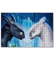 Cakapuzzle  Ejderhanı Nasıl Eğitirsin Öfkesi  Puzzle Yapboz MDF (Ahşap) (120 Parça)