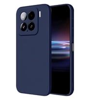 Mi 15 Pro Kılıf Nano içi Kadife Silikon - Lacivert