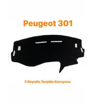 PEUGEOT 301 3 BOYUTLU VİP DERİ TORPİDO KORUYUCU