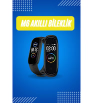 Akıllı Uyumlu Bileklik M6 Adımsayar Spor Modları Çağrı Görme Türkçe Menü