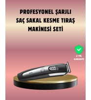 Şarjlı Saç Sakal Kesim Makinesi Detaylı Kesim İçin Hassas Başlıklı